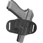 This is not a Glock Factory Product, it is an after market Product
Tagua EP-BH2-300
Premium leather
Two piece construction with molded front
Fits multiple barrel lengths of same gun model
Fits belt to 1.5"
Right hand
Black

Fits: Glock 17, 22, 31