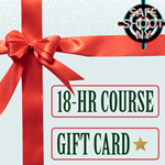 Safeshoot  18 hour course gift card *Card can only be used in store*