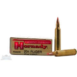 090255832068 Hornady Superformance Varmint Ammunition 204 Ruger 40 Grain V-Max Box of 20