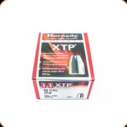 Hornady 090255245103 XTP Bullets.45 cal..451"dia. 185 Gr JHP