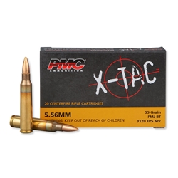 PMC 5.56 Ammo 55 Gr FMJ-BT