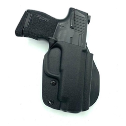 Keep your firearm within swift reach with our conveniently adjustable paddle holster. Featuring a fully adjustable carry angle. Plus, we utilize all black oxide steel hardware with a medium hold thread locker, so you know you can count on your