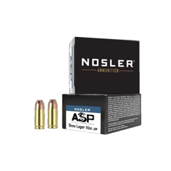 054041512855 Nosler ASP 9mm JHP 115 Gr